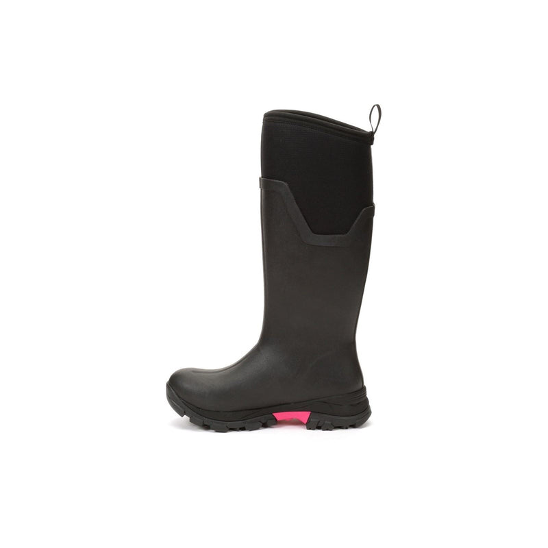 Muck Boots Arctic Ice Tall Stivali Di Gomma Neri/Rose Fluo