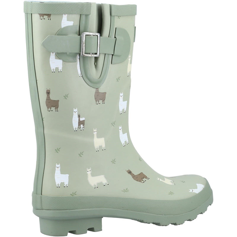 Cotswold Farmyard Mid Stivali Di Gomma Da Alpaca Wellington.