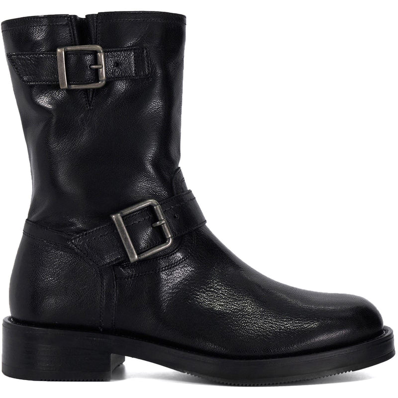 Dune Pixen Stivali Da Donna In Pelle Nera