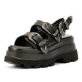 Buffalo Jupiter Ari West Sandali Neri Da Donna