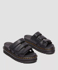 Dr. Martens Raine Athena  Ciabatte Nere Da Donna In Pelle