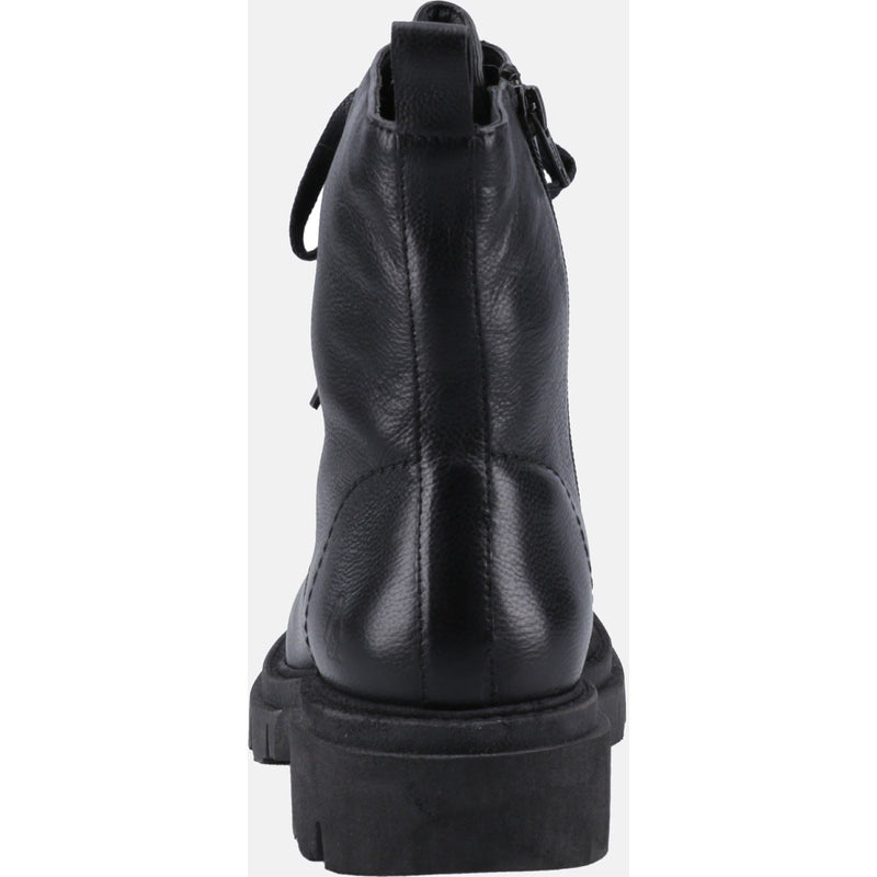 Hush Puppies Rhea Stivali Da Donna In Pelle Nera
