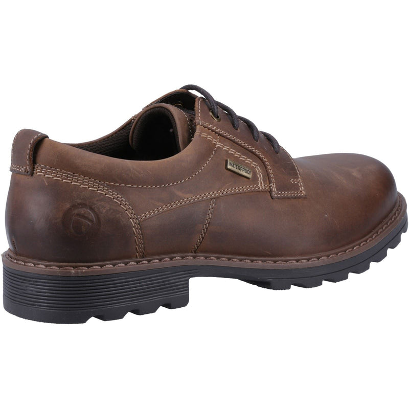Cotswold Tadwick Scarpe Da Uomo Color Tan Scuro Con Lacci
