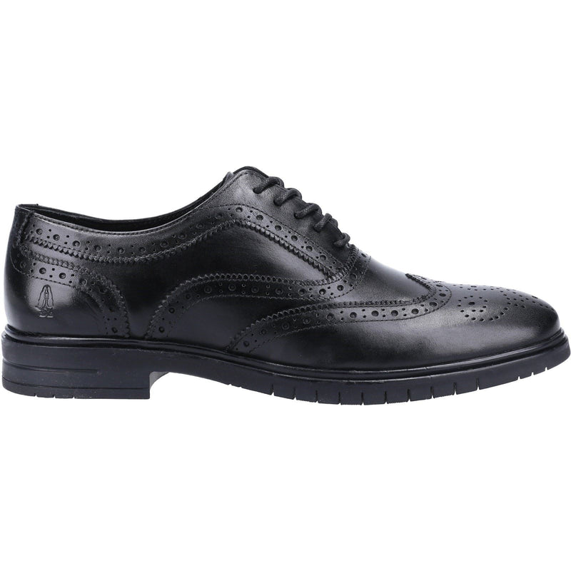 Hush Puppies Santiago Scarpe Stringate In Pelle Da Uomo Nere