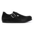 Birkenstock London Scarpe Comode In Camoscio Nero