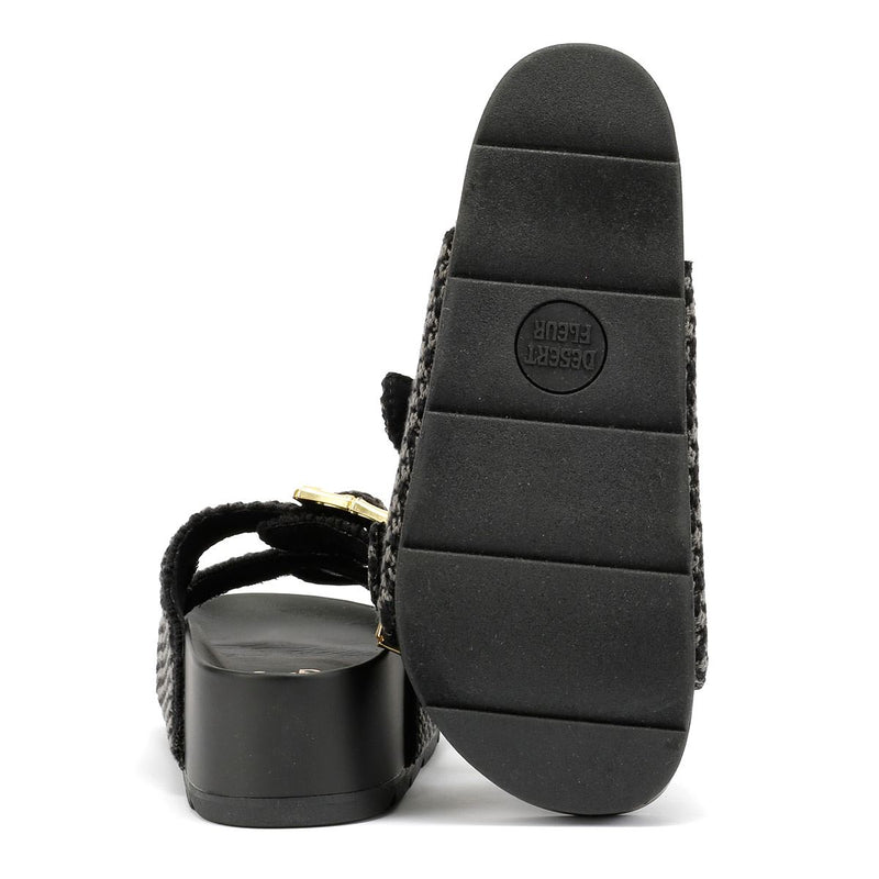 Desert Fleur Super Sandali Neri Da Donna
