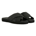 TOMS Mae Crossover Sandali Neri In Pelle Da Donna