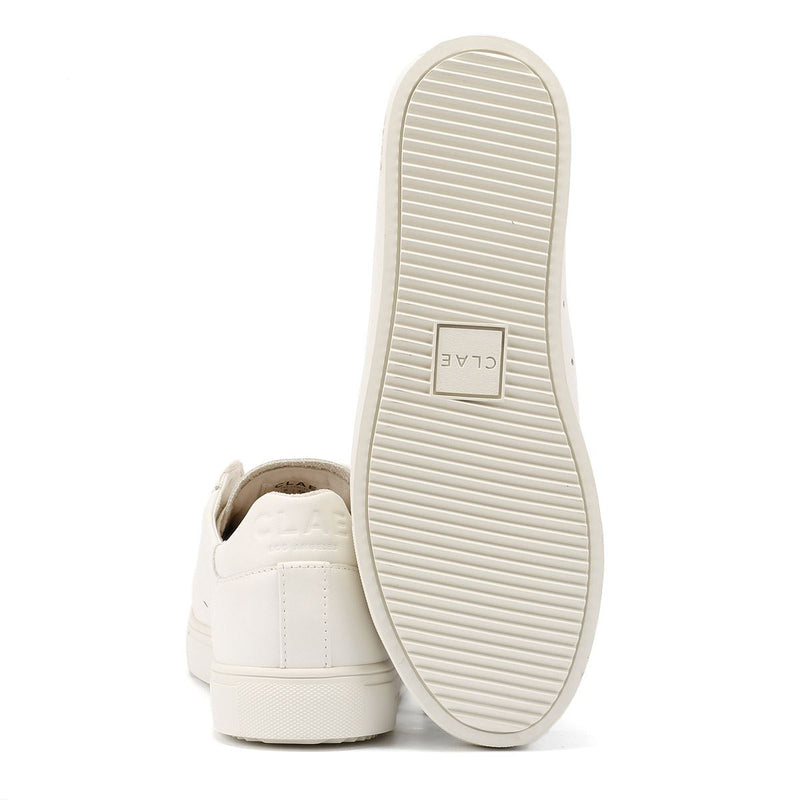 Clae Bradley Essentials Sneakers Bianche In Pelle Da Uomo