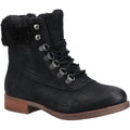 Hush Puppies Effie Stivali Neri In Pelliccia Ecologica Da Donna