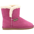 Hush Puppies Ashleigh Pantofole Rosa In Pelliccia Sintetica Da Donna