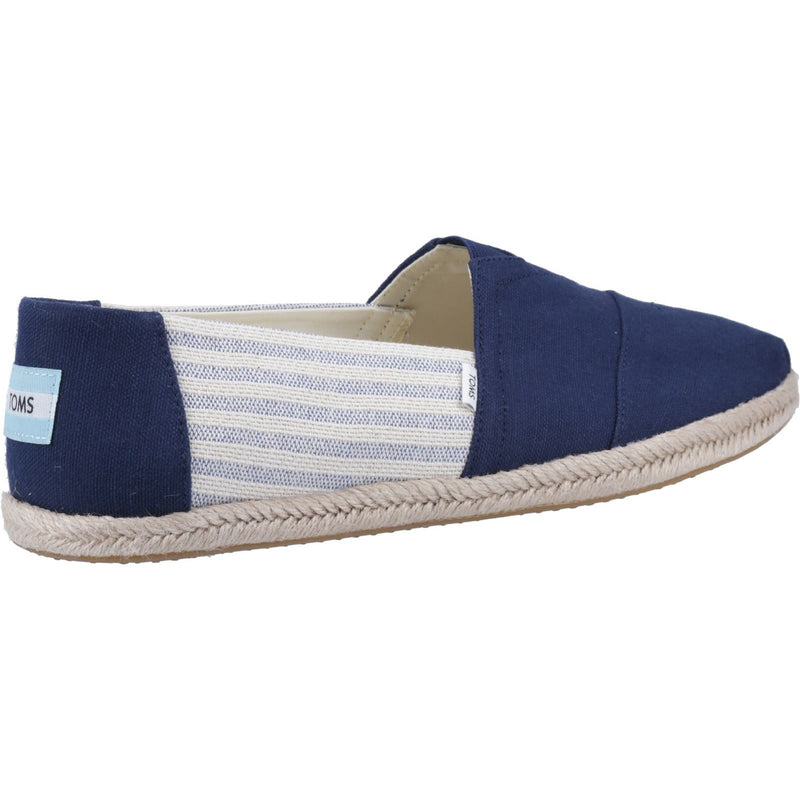 TOMS Alpargata Rope Espadrillas In Cotone Al 100% Da Uomo, Colore Blu Scuro