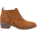 Hush Puppies Isobel Stivali In Pelle Da Donna Color Cammello.