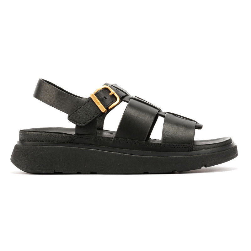 FitFlop GEN-FF Fisherman Sandali Neri In Pelle Da Donna