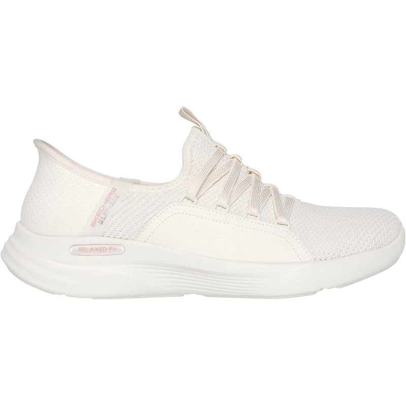 Skechers Relaxed Fit Sport Ballet Chic Sneakers Da Donna In Tessuto Color Panna