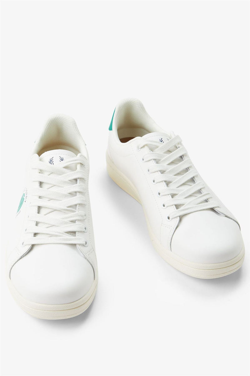 Fred Perry Tennis Cupsole Sneakers Bianche In Pelle Da Uomo