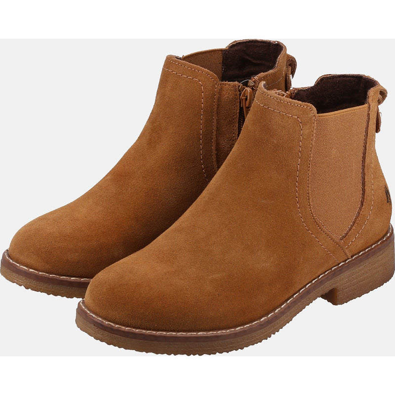 Hush Puppies Maddy Stivali Marroni In Camoscio Da Donna