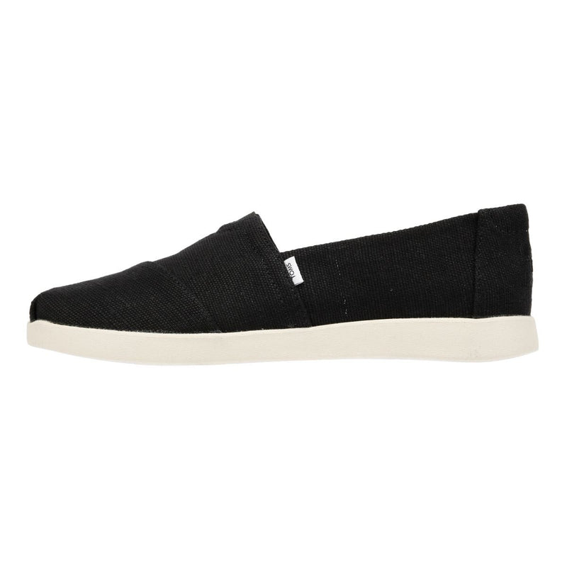 TOMS Alpargata Plus Heritage Scarpe Espadrillas Nere Da Donna In Canvas
