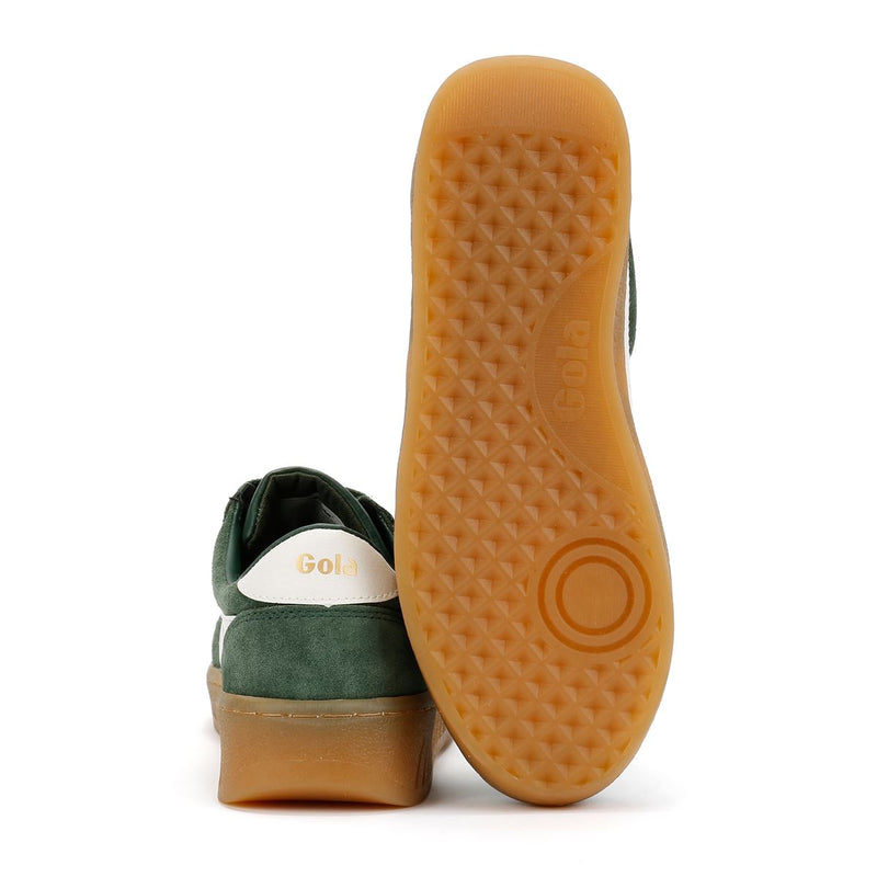 Gola Grandslam Sneakers Verdi In Camoscio Da Donna
