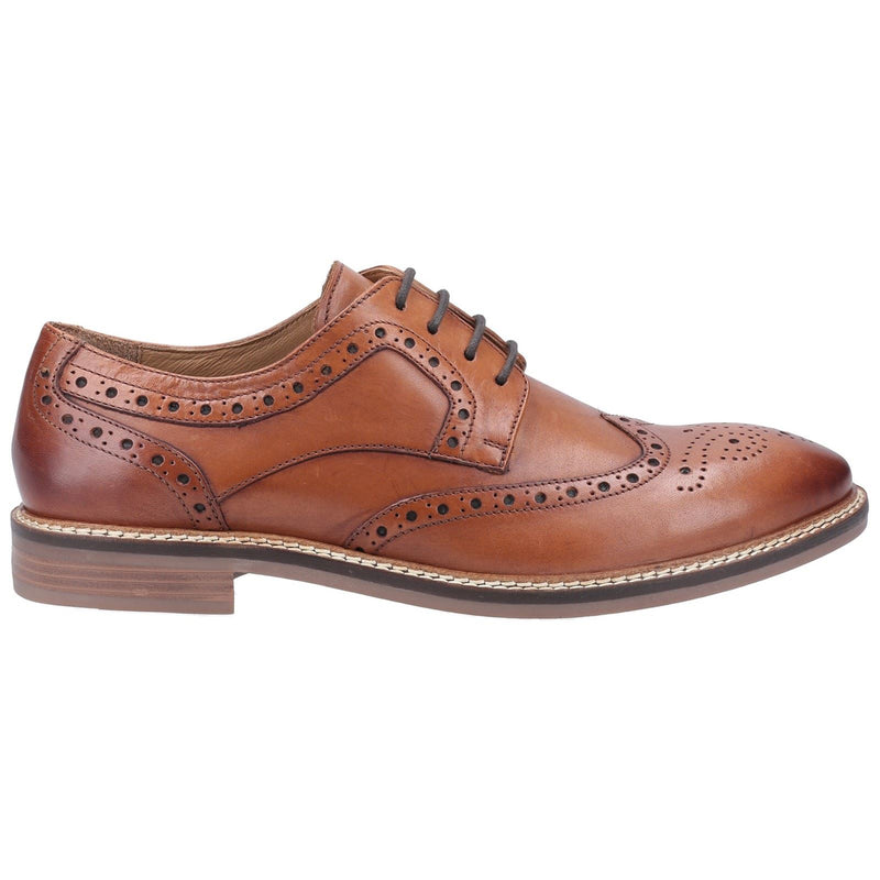 Hush Puppies Bryson Scarpe Brogue In Pelle Marrone Da Uomo