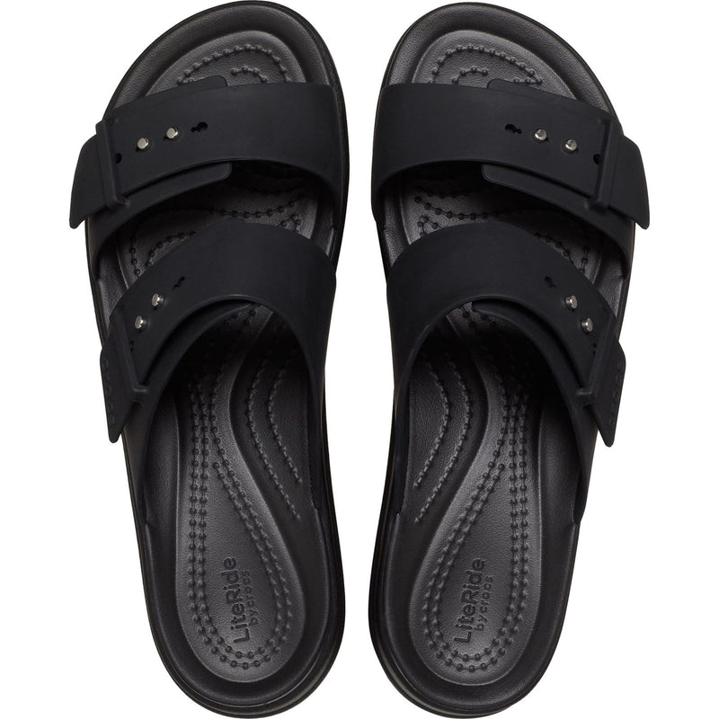Crocs Brooklyn Sandali Neri Da Donna In Termoplastica