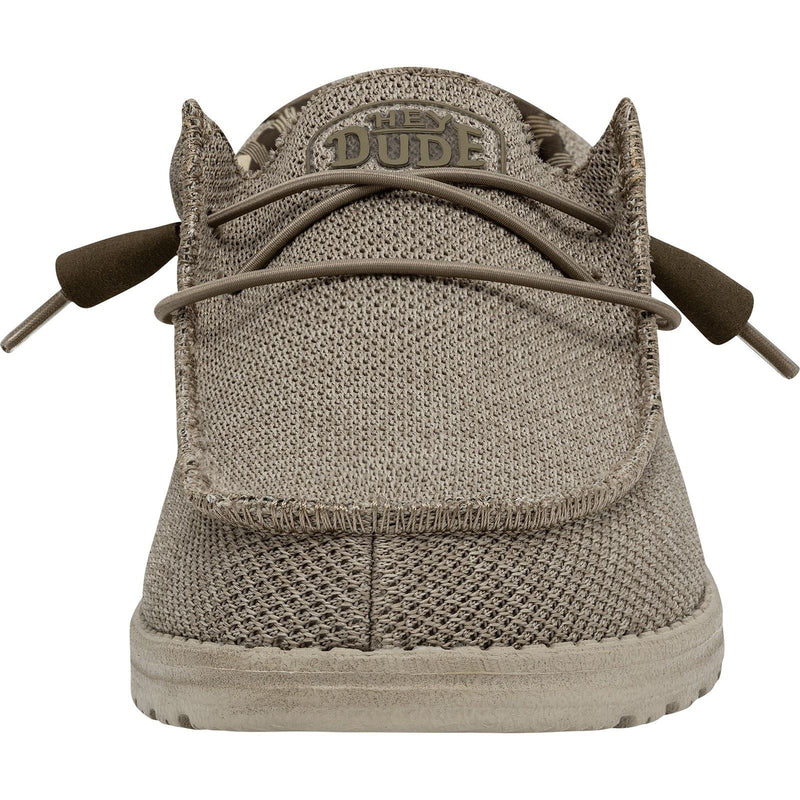 HEYDUDE Wally Sox Scarpe Da Barca Beige In Similpelle Da Uomo