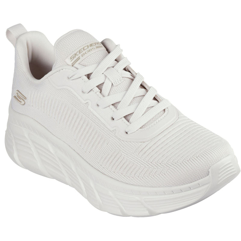 Skechers Bobs B Flex Hi Flying Sneakers Da Donna In Tessuto Color Panna