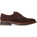 Base London Mawley Scarpe Oxford Marrone Bruciate Da Uomo In Pelle