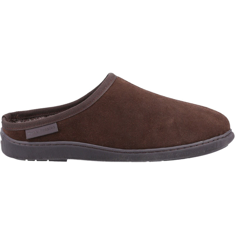 Hush Puppies Ashton Pantofole Marroni Da Uomo In Camoscio