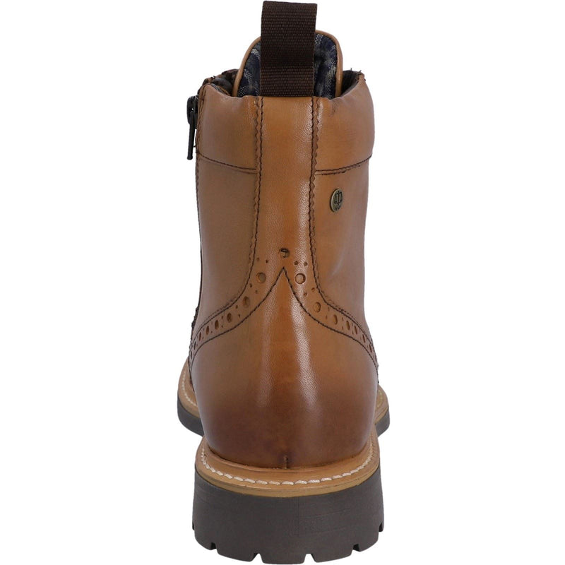 Hunter Cawdor Scarpe Brogue In Pelle Marrone Da Uomo