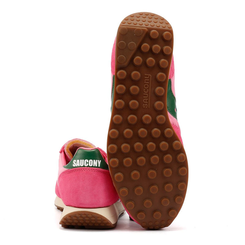 Saucony Trainer 80 Sneakers Rosa In Camoscio
