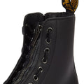 Dr. Martens 1460 Stivali Neri Con Zip Frontale Pascal