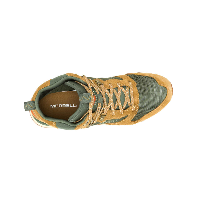 Merrell Alpine 83 Recraft Mid Sneakers Verdi In Camoscio Da Uomo