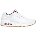 Skechers Uno Stand On Air Sneakers Sintetiche Da Uomo Bianche/Navy/Rosse