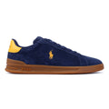 Ralph Lauren Heritage Court II Sneakers Blu Da Uomo In Camoscio