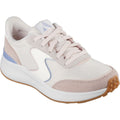 Skechers BLVD Retro Runner Sneakers Da Donna In Pelle Color Rosa Chiaro/Viola