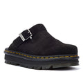 Dr. Martens Zebzag Ciabatte Mule In Camoscio Nero