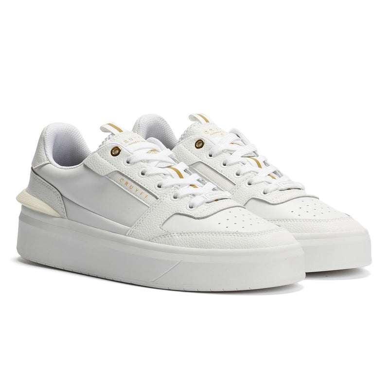 Cruyff Endorsed Tennis Sneakers Bianche In Pelle Da Uomo
