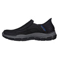 Skechers Respected Elgin Scarpe Da Mocassino Nere In Pelle Da Uomo