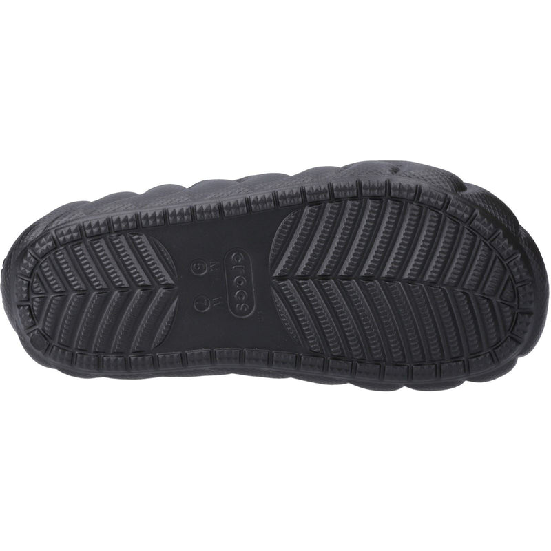 Crocs Classic Cozzzy Overpuff Sandali Neri Da Donna In Termoplastica