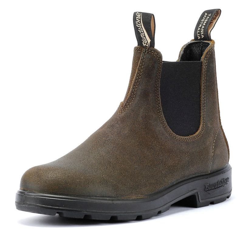 Blundstone Originals Stivali Verdi In Camoscio