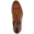 Dune Superior Scarpe Marroni Brogue In Camoscio Da Uomo