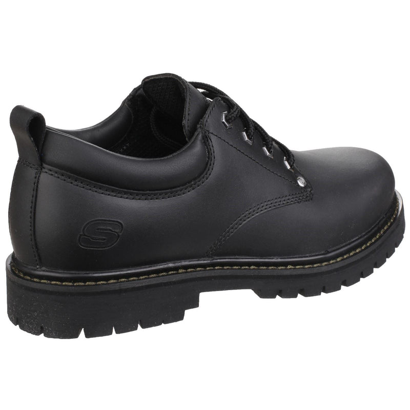 Skechers Tom Cats Scarpe Stringate In Pelle Da Uomo Nere