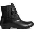 Sperry Saltwater SeaCycled RPET Stivali Da Pioggia Neri In Sintetico