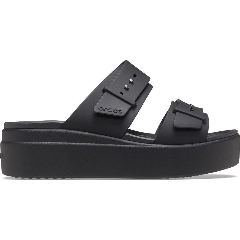 Crocs Brooklyn Sandali Neri Da Donna In Termoplastica