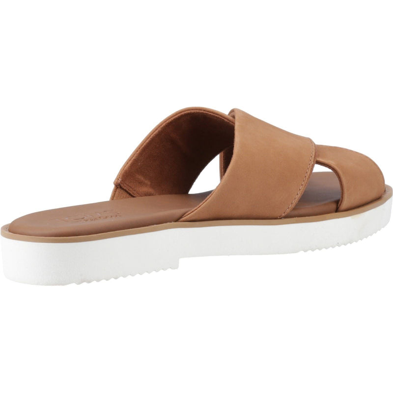 TOMS Mae Crossover Sandali Da Donna In Pelle Marrone