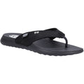 HEYDUDE Women's Christi Flip Classic Black Sandals