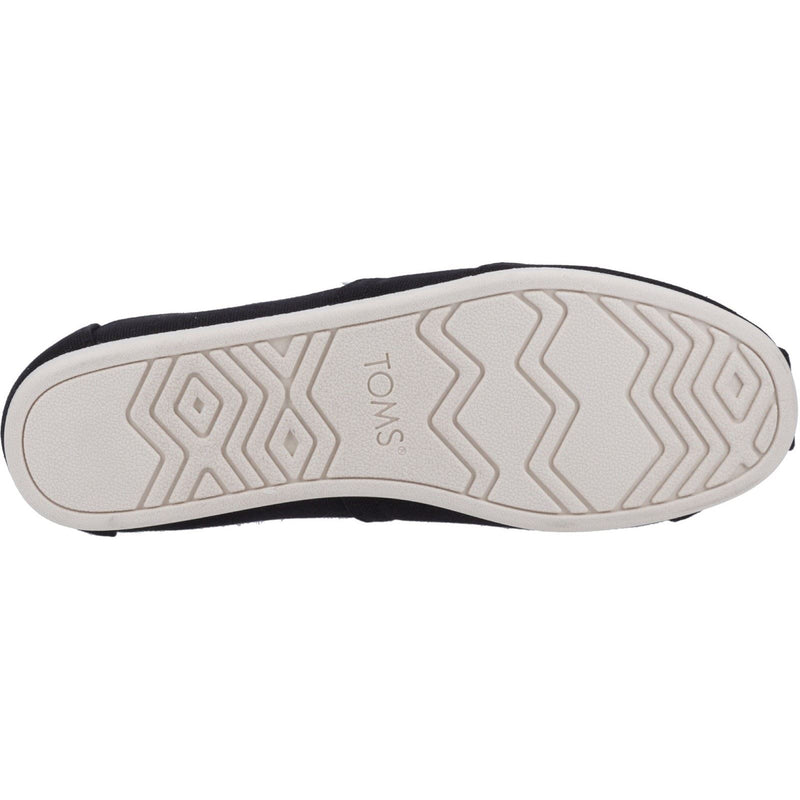 TOMS Alpargata Espadrillas Nere Da Uomo In 100% Cotone