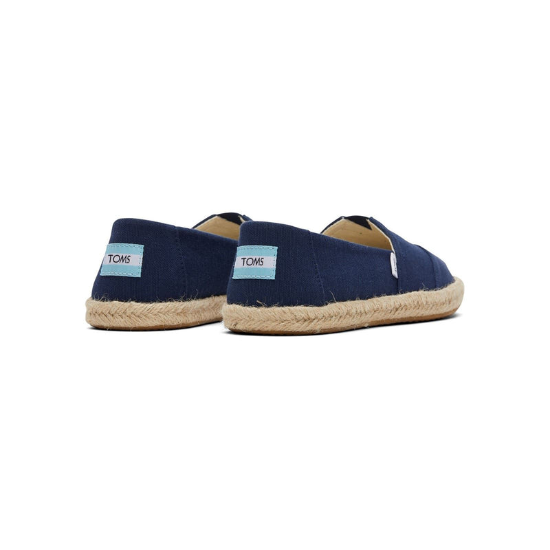 TOMS Alpargata Rope Espadrillas Blu Scuro Da Donna In 100% Cotone