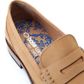 Base London Garfield Scarpe Da Uomo In Pelle Color Tan Bruciate