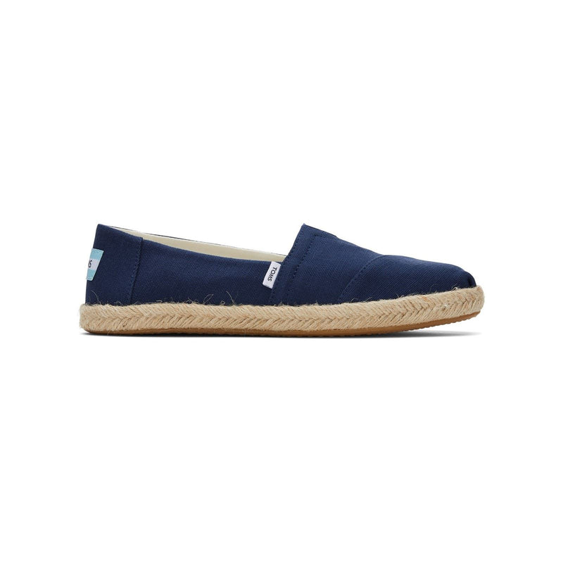 TOMS Alpargata Rope Espadrillas Blu Scuro Da Donna In 100% Cotone